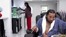 Reproducir Spangbros - vista de sexo racial de aidra fox en terass de sashay