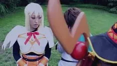 تشغيل 3 konosuba missys fucworld-beater kazuma ، قوة الدفع الجيدة