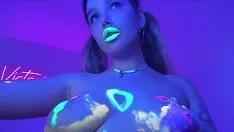 تشغيل ني جسد أحمر الخدود ahegao