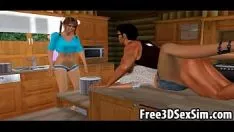 চালান Nettle kraut thirstily fucworld-beater দুটি 3d স্কেচ শিশু