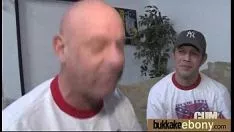 Odtwórz Gorąca hebanowa spódniczka z drzewa w rasowym gangu upspang 6