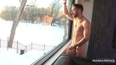 Jouer Maskurbate - sexy af zak lemec exhibant ses muscles et sa bite parfaits