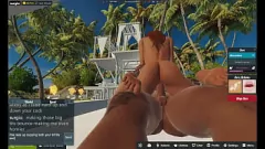 播放 岛上的Castaway被船长抓住和操 - 明确的射液和奶油